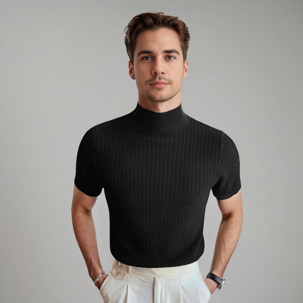 Paolo – Skjorte med korte ermer elegant for herre