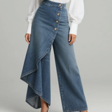 Aud – Innsvøpende denimbukser