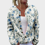 Annbjørg – Blomstret cardigan