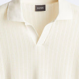 Elegant strikket poloskjorte med chic look
