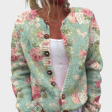 Ingrid – Blomstret cardigan