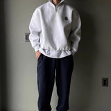 Avslappet™ Sweat med krage med glidelås for herre | sporty og behagelig | perfekt for enhver Jour