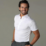 Jakob – Poloskjorte med korte ermer i slim fit og performance elegant