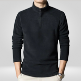Genser fleece med glidelås for herre – varmt og behagelig design