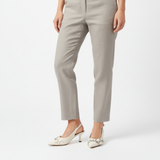 Slingback-pumps med spiss tå i kunstskinn med metalldetaljer for dame
