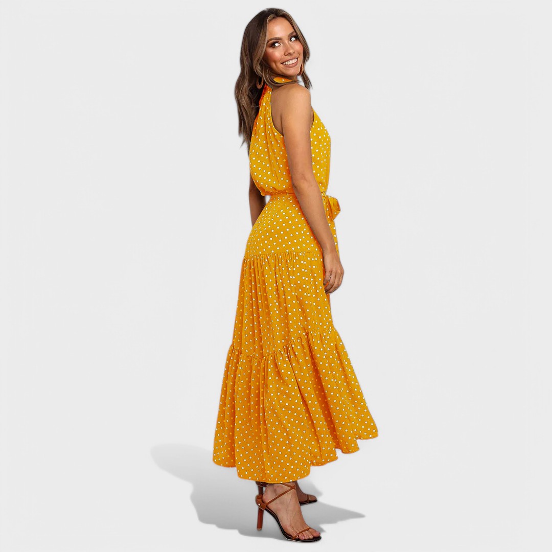 Emma – Elegant lang kjole