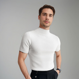 Paolo – Skjorte med korte ermer elegant for herre