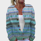 Kjersti – Blomstret cardigan