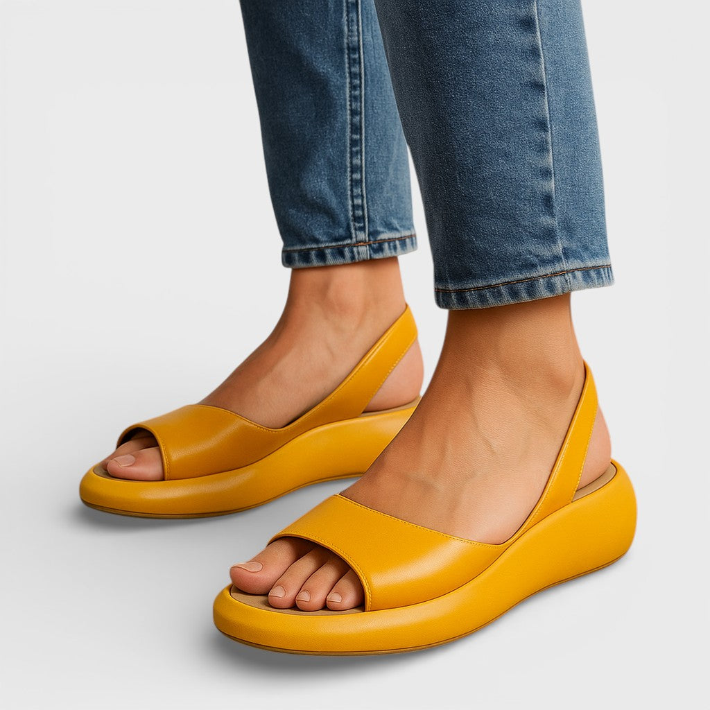 Daniela – Minimalistiske sandaler med åpen tå