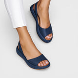 Daniela – Minimalistiske sandaler med åpen tå