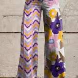 Isidora – Boho-bukser med blomster