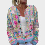 Kristin – Blomstret cardigan