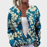 Barbro – Blomstret cardigan
