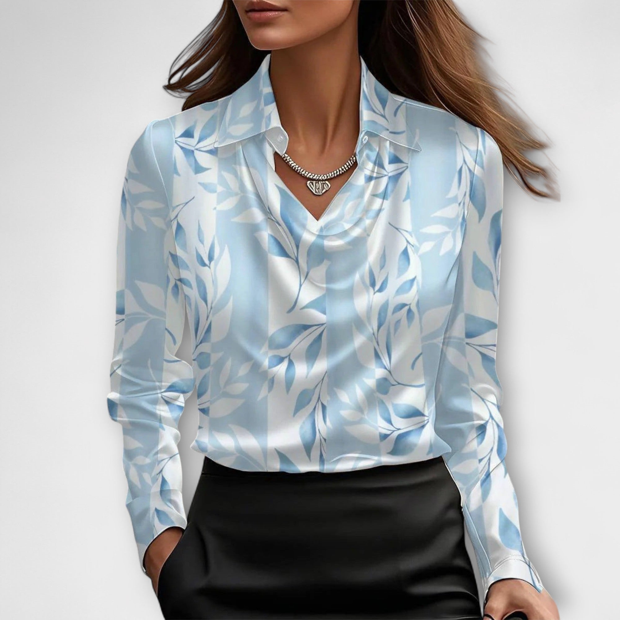 Marianne – Skinnende bluse