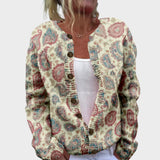 Adriane – Blomstret cardigan