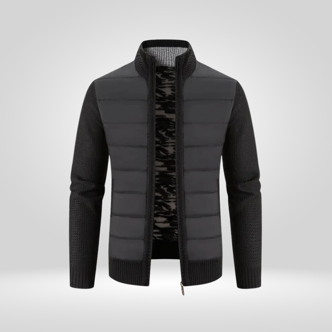 Vest strikket for herre – myk cardigan med klassisk design