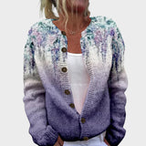Amalie – Blomstret cardigan