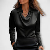 Marianne – Skinnende bluse