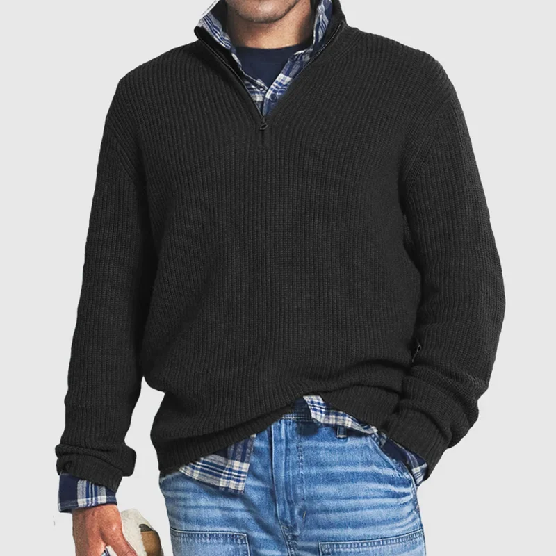 Kasper™ Genser med glidelås for menn