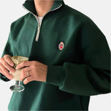 Avslappet™ Sweat med krage med glidelås for herre | sporty og behagelig | perfekt for enhver Jour
