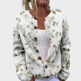 Kamilla – Blomstret cardigan