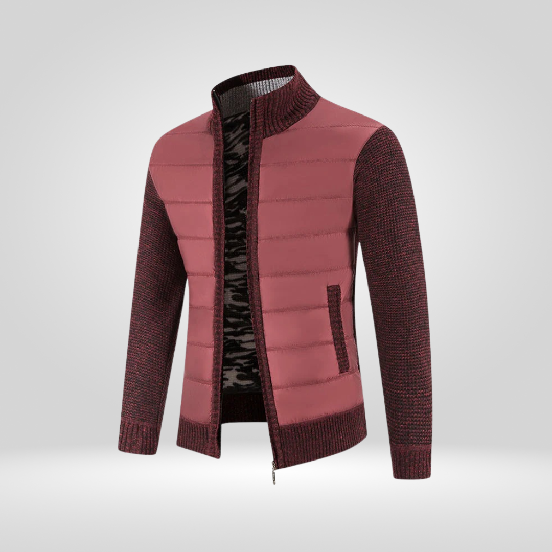 Vest strikket for herre – myk cardigan med klassisk design