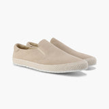 Jacob – Elegant espadrille for menn i semsket skinn med jutesåle