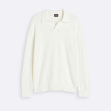 Elegant genser med åpen krage for stilige looks