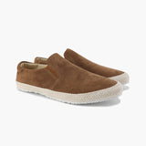 Jacob – Elegant espadrille for menn i semsket skinn med jutesåle