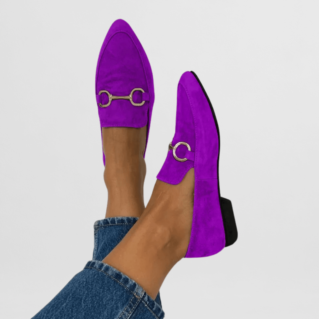 Gunnvor – Fargerike boho-mokasiner