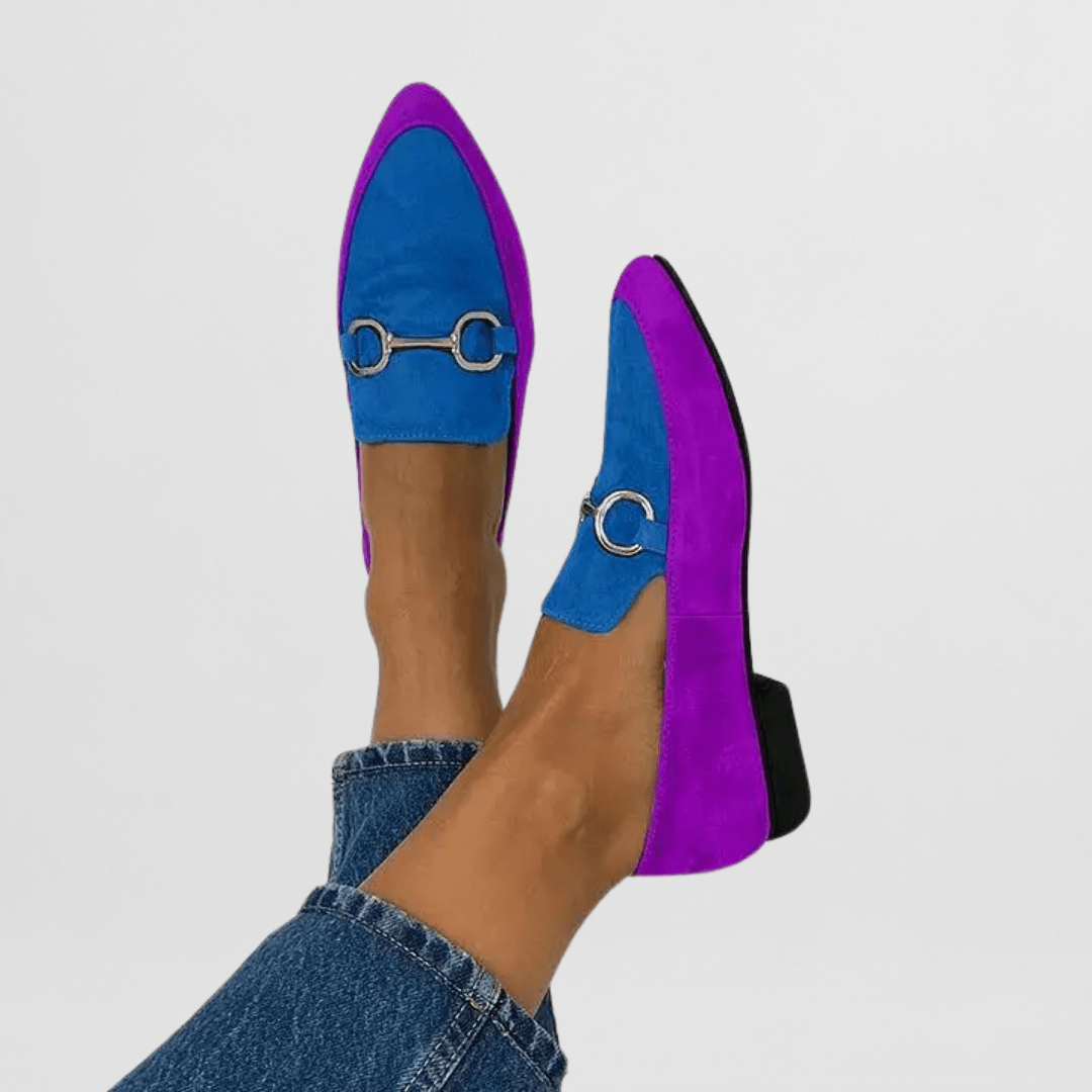Gunnvor – Fargerike boho-mokasiner