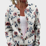 Kamilla – Blomstret cardigan