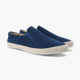 Jacob – Elegant espadrille for menn i semsket skinn med jutesåle