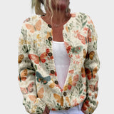 Alise – Blomstret cardigan