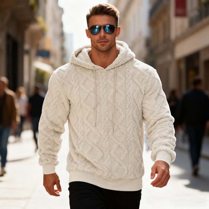 Mike de Jager | genser i fleece – Svart, Lysegrå, Lyseblå, Aprikos & brun