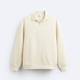 Beige genser med polokrage – Style avslappet med élégance