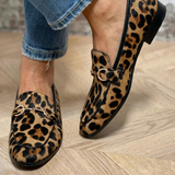 Adriane – Dristig leopardmokasin
