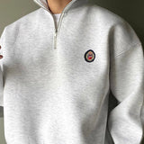 Avslappet™ Sweat med krage med glidelås for herre | sporty og behagelig | perfekt for enhver Jour