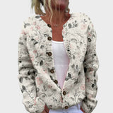 Vally – Blomstret cardigan