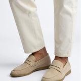 Beige mokkasin – Der eleganse møter komfort