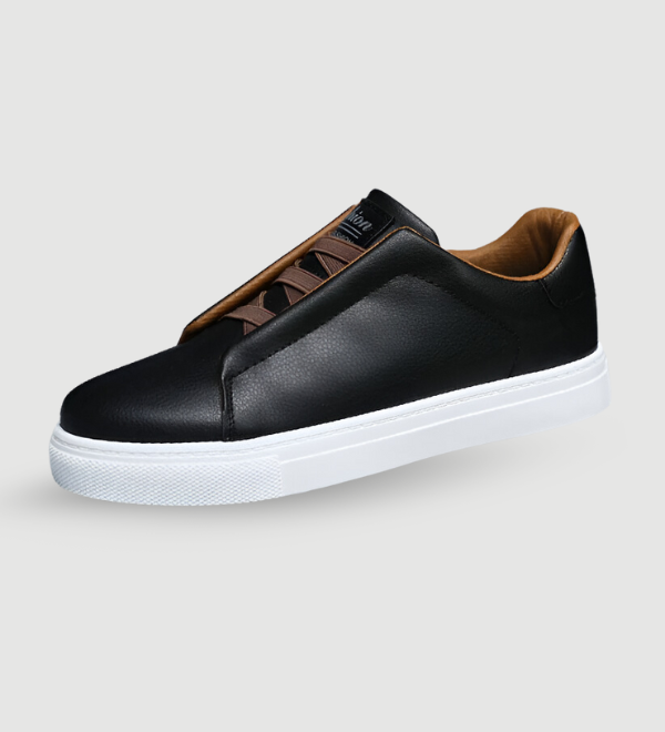 Alexander | Hvite herresneakers i skinn av høy kvalitet