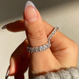 Ring med oval fasong