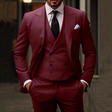 Tredelt dress – Elegant blazer, vest og bukse for formelle anledninger