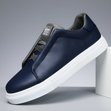 Alexander | Hvite herresneakers i skinn av høy kvalitet