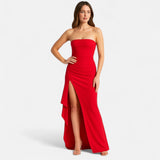 Ancienne Monde – Bustierkjole med høy splitt for dame – dristig eleganse, moderne kveldsglamour