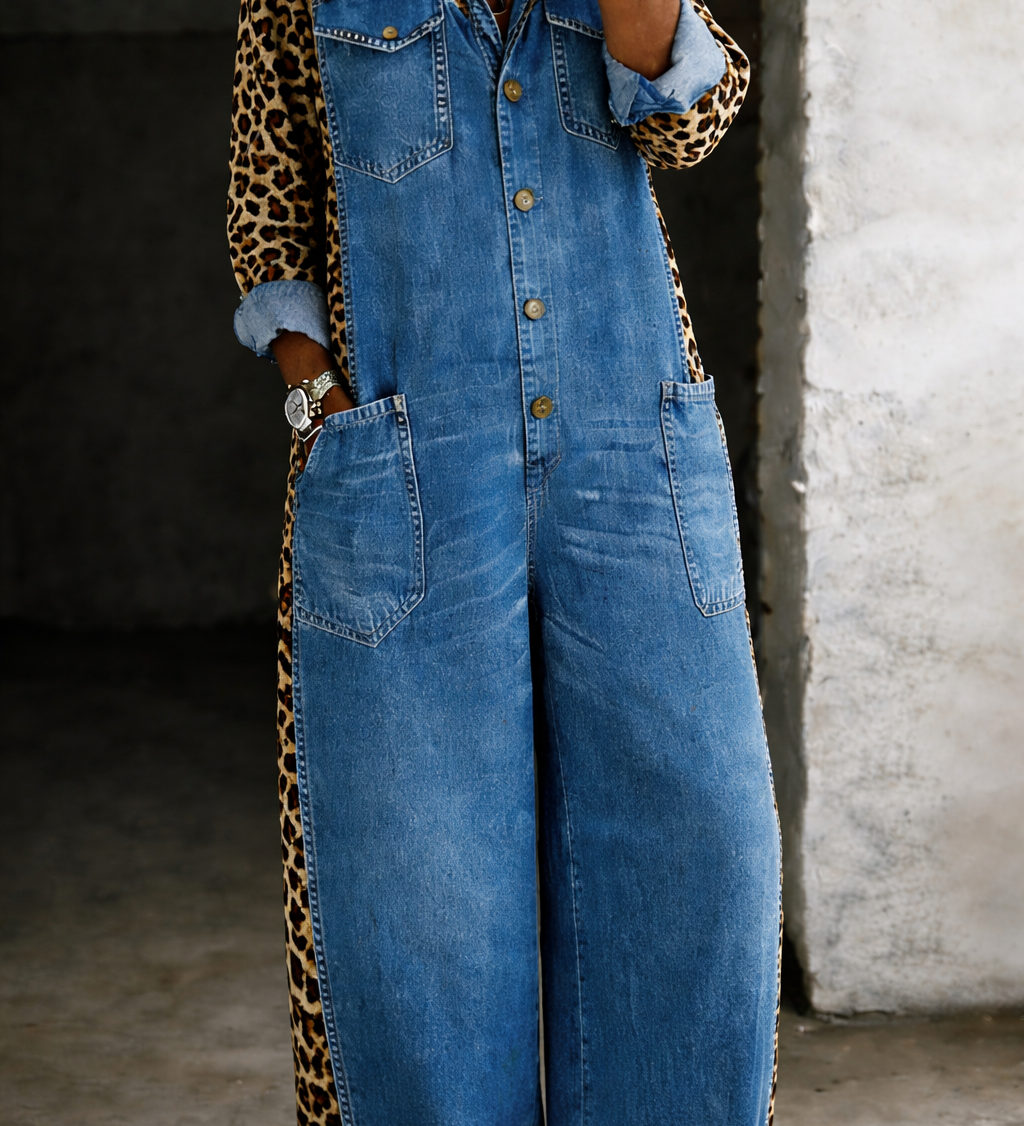 Amanda – Buksedress i denim