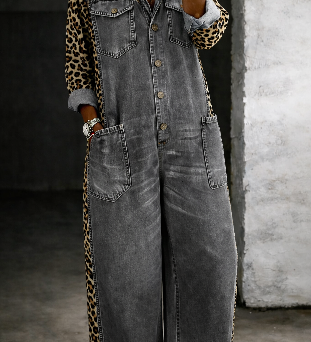 Amanda – Buksedress i denim