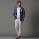 Jakob – Poloskjorte med korte ermer i slim fit og performance elegant