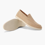 Joseph – Elegante sommermokkasiner i semsket skinn for menn