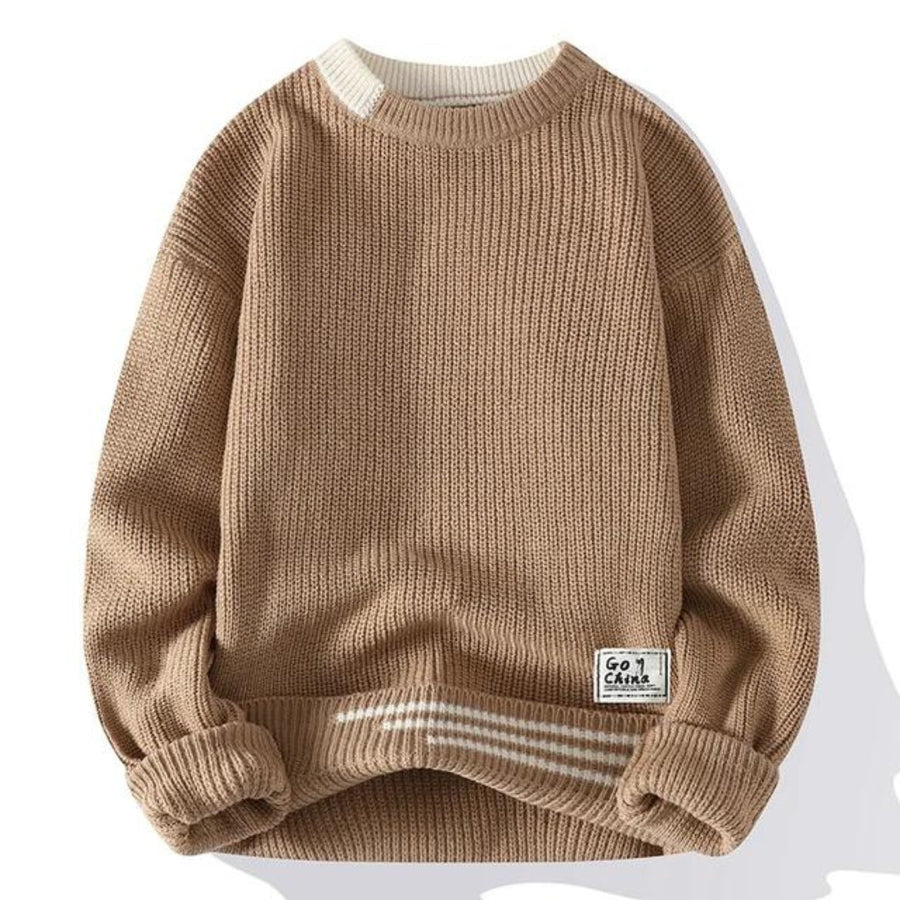 Stefan™ Elegant oversized strikket genser